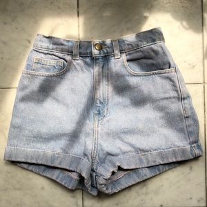 American Apparel Denim Shorts